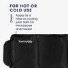 kwmobile Hot/Cold Gel Compress Wrap - Reusable Ice and Heat