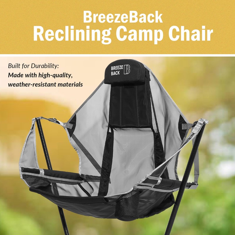 BreezeBack Reclining Camp Chair