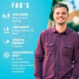 Nsn Probióticos 60 Billones | 60 Caps | 11 Cepas | Enzimas Na