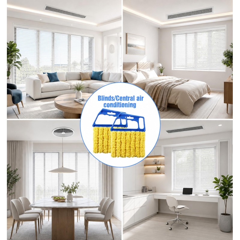 2 Pcs Window Blind Cleaning Brush, Blind Cleaner Duster Tool