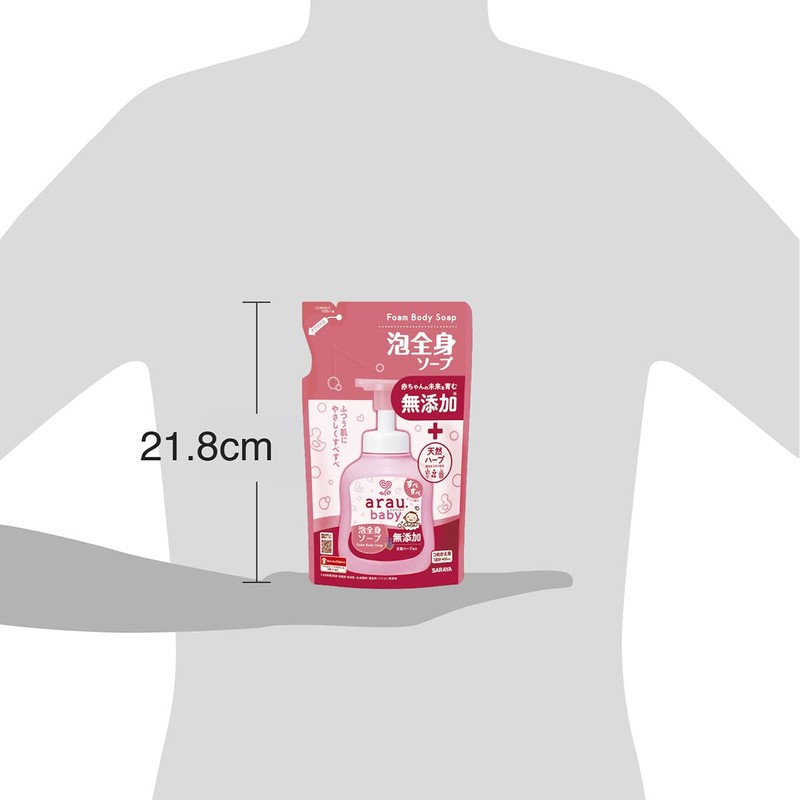 arau. Baby Full Body Foam Soap, Refill, 13.5 fl oz