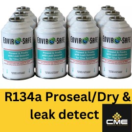Enviro-Safe, Auto AC Proseal, Prodry & Leak Detector for R134a, 3 oz. case of 12