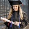 Graduation Honor Cords Royal Blue and White Graduation Cords, 67"