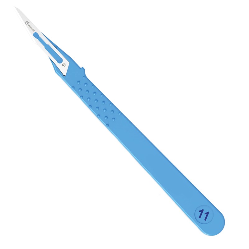 Gima Standard No.11 Sterile Scalpels made of Rust-Proof Stainless Steel,