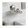 Modern Sleek Chrome Plated Luxury Soap Holder | Powerful Suction