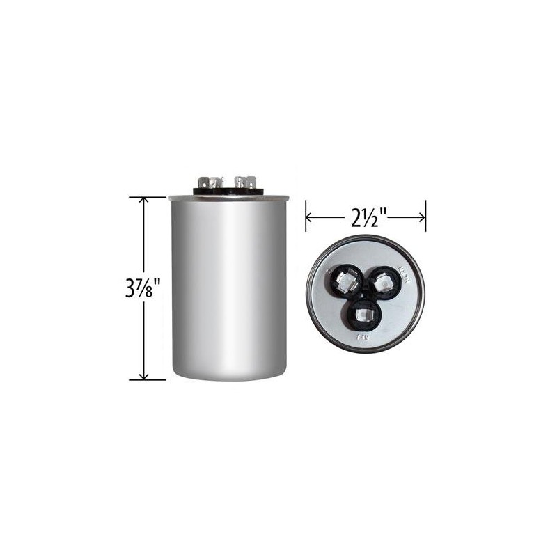 Lennox 100335-12 - 45 + 5 uf MFD 440 Volt
