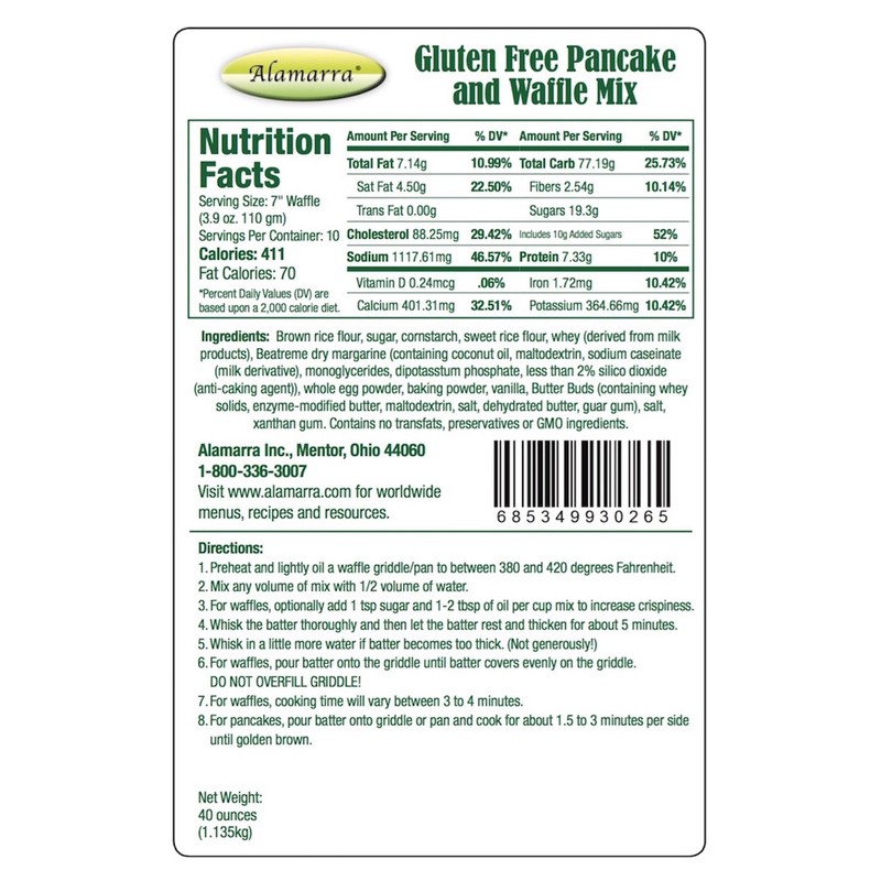Cleveland Quick - Gluten Free Instant Pancake Waffle Mix -Two