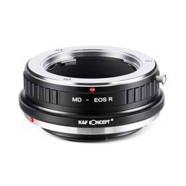 K&F Concept MD to EOS R Mount Adapter, Compatible with Minolta MD/MC Mount Lens and Compatible with Canon EOS R Mount Cameras