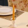 Natural Beeswax Taper Candles, DEYBBY Smokeless and Dripless Beeswax Candles,