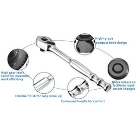 Blue Point Ratchet Drive Standard Handle Quick-Release Ratchet (1/4) BPRTR936