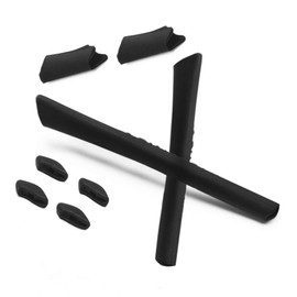 ToughAsNails Black Replacement Ear Socks and Nose Pads Kit for Oakley Half Jacket XLJ|Half Jacket Sunglasses