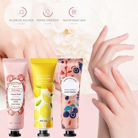 Mini Hand Cream, Hand Cream, Hand Cream, Set of Hand Creams, Moisturizing Hand Cream, Moisturizing Hand Cream, Hand Cream, Hand Cream, Repairing Hand Cream, Pack of 3