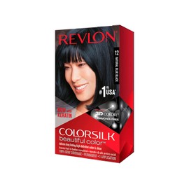 Revlon Colorsilk Beautiful Color, Natural Blue Black [12] 1 ea