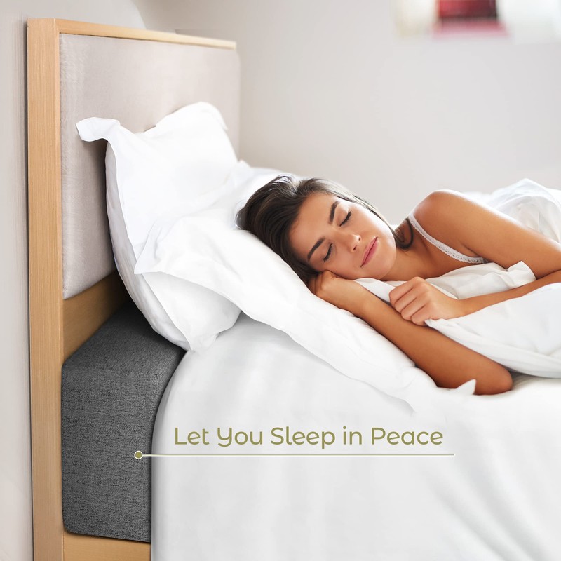 Deepshark Bed Gap Filler for King Mattress, High-Density 45D Sponge,