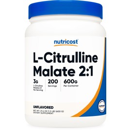 Nutricost L-Citrulline Malate (2:1) Powder (600 Grams)