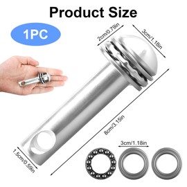 Perno Amaca 8 cm con Cuscinetto Integrato per Sedia Sospesa