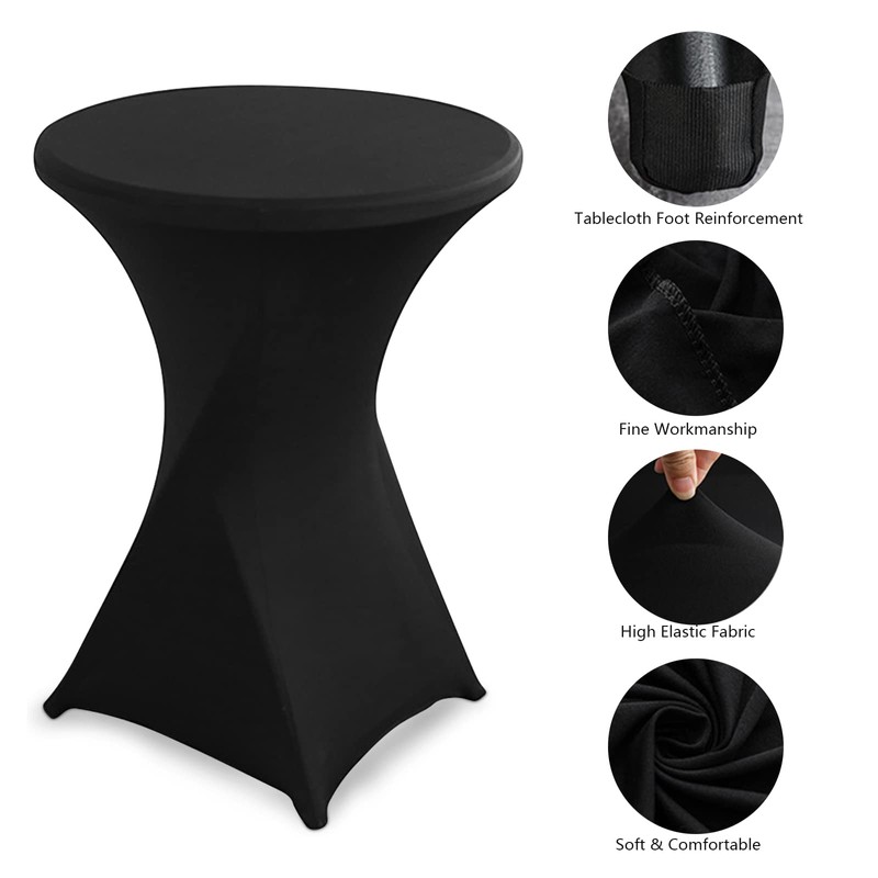 Tablecloth Set of 2 Stretch Bar Table Covers Set Washable