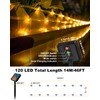 btfarm Solar Rope Lights, 120LED 46FT Solar String Lights Outdoor