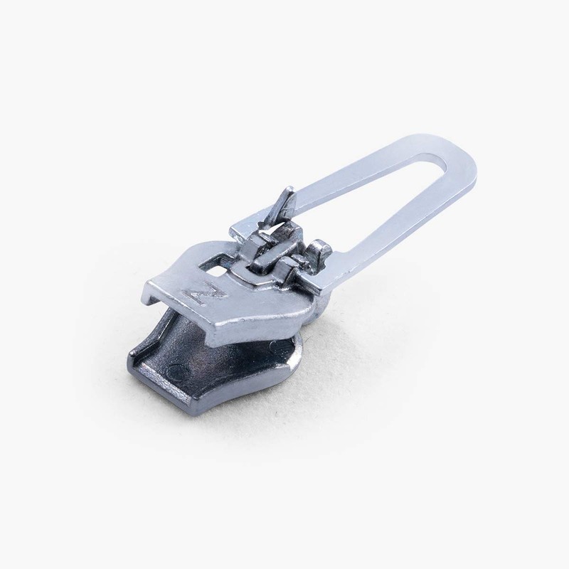ZlideOn Zip Replacement - Silver, Normal (L) - Instant Zipper