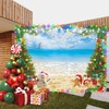 SYUCVQI 7x5 FT Christmas in July Decorations July Christmas Backdrop