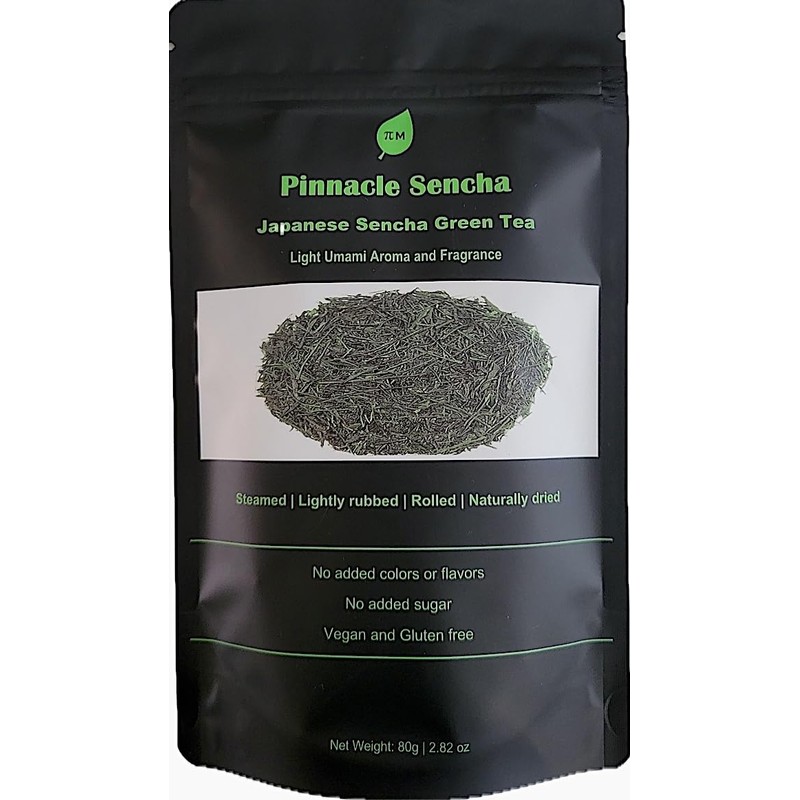 Green Tea, Premium Japanese Sencha Green Tea, Loose Leaf, Subtle