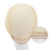 2 Pcs Stretch Wig Caps for Making Wigs Mesh Weaving