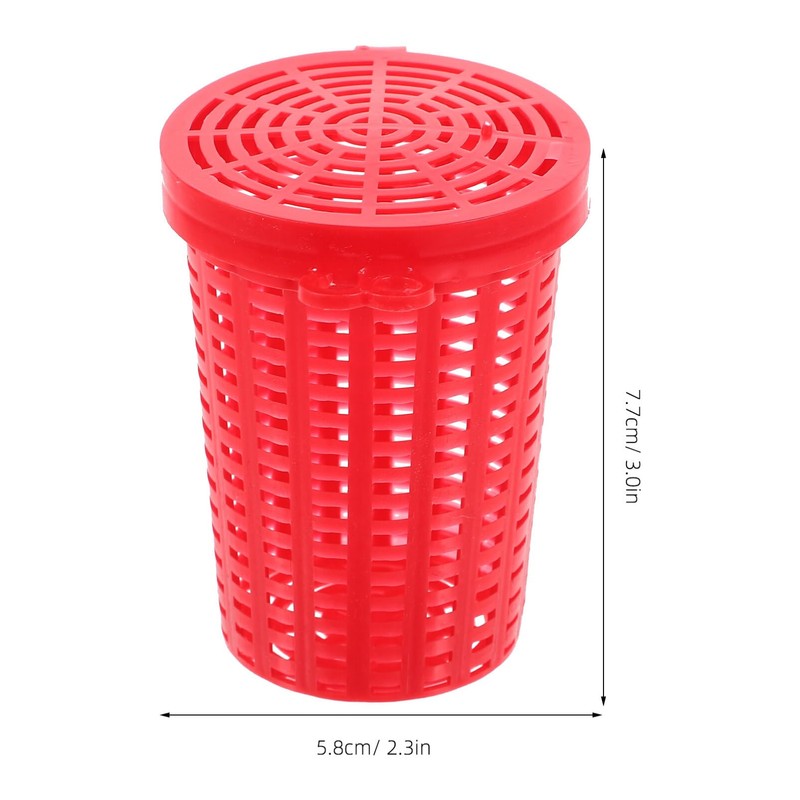 Kisangel Fishing Bait Set 10pcs Plastic Bait Cup Lure Feeder
