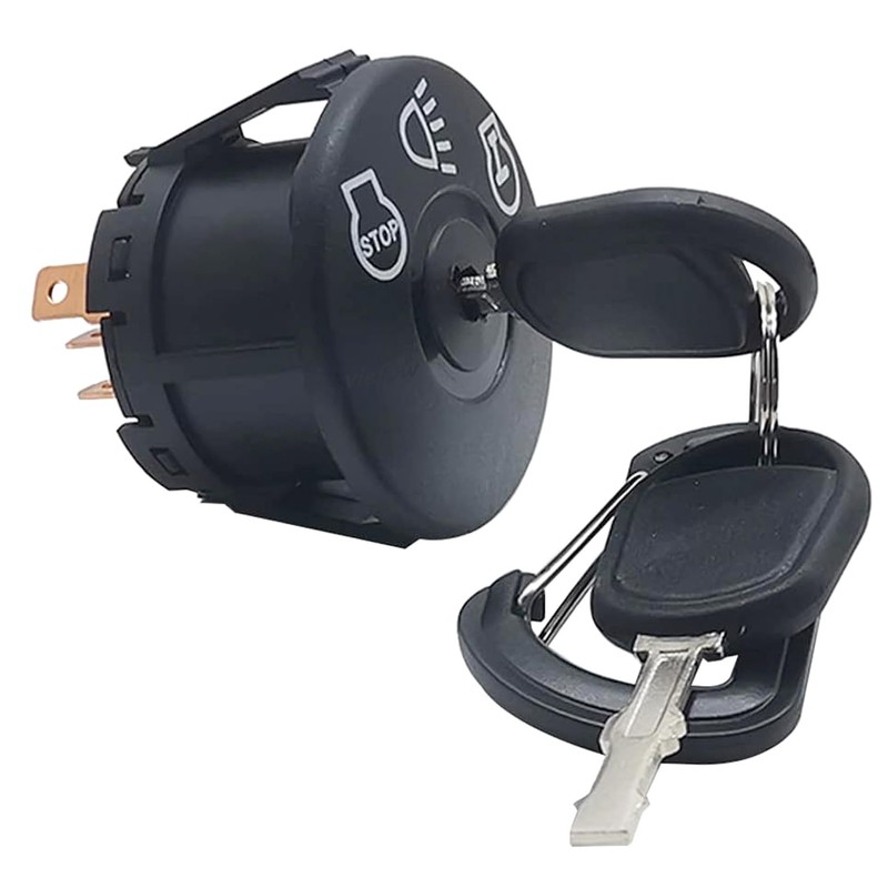 Ignition Switch with 2 Key 4 Position 7 Terminals Replace