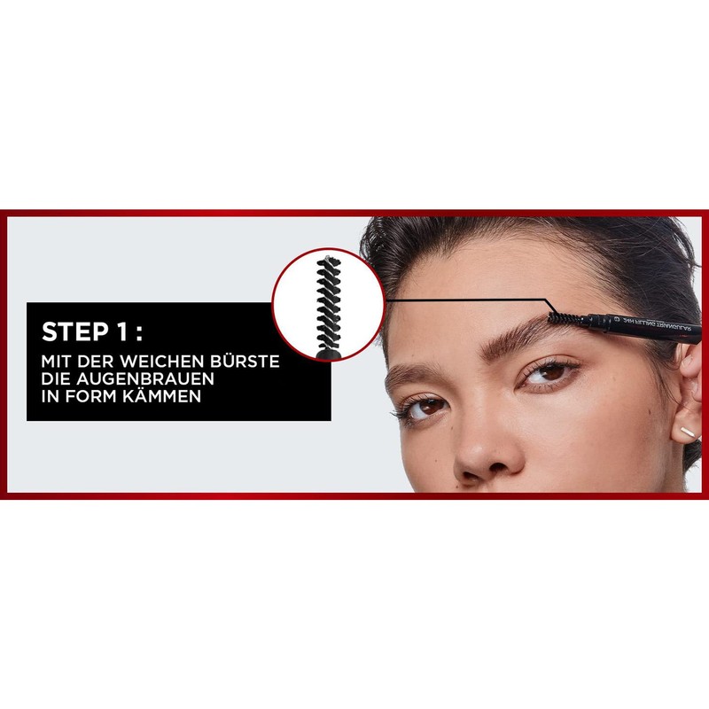 L'Oréal Paris Eyebrow Pencil with Rotating Triangle Tip for Defined