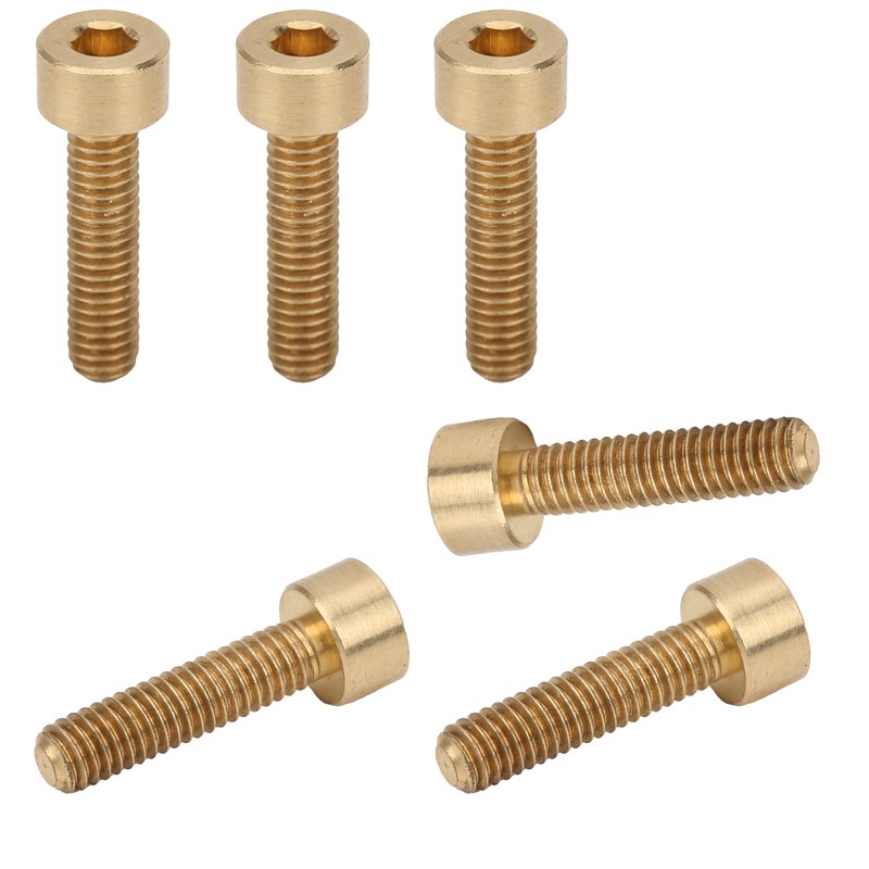50Pcs Cap Hex Socket Screw Copper Fastener Hardware Tools Industrial