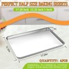 CEKEE Stainless Steel Baking Sheet Set of 4, Large Baking