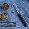 17 Pieces Buttons for Jeans Adjustable Reusable Trouser Tightener (8
