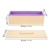 Soap Loaf Mold Flexible Purple Silicone DIY Hand Made Soap