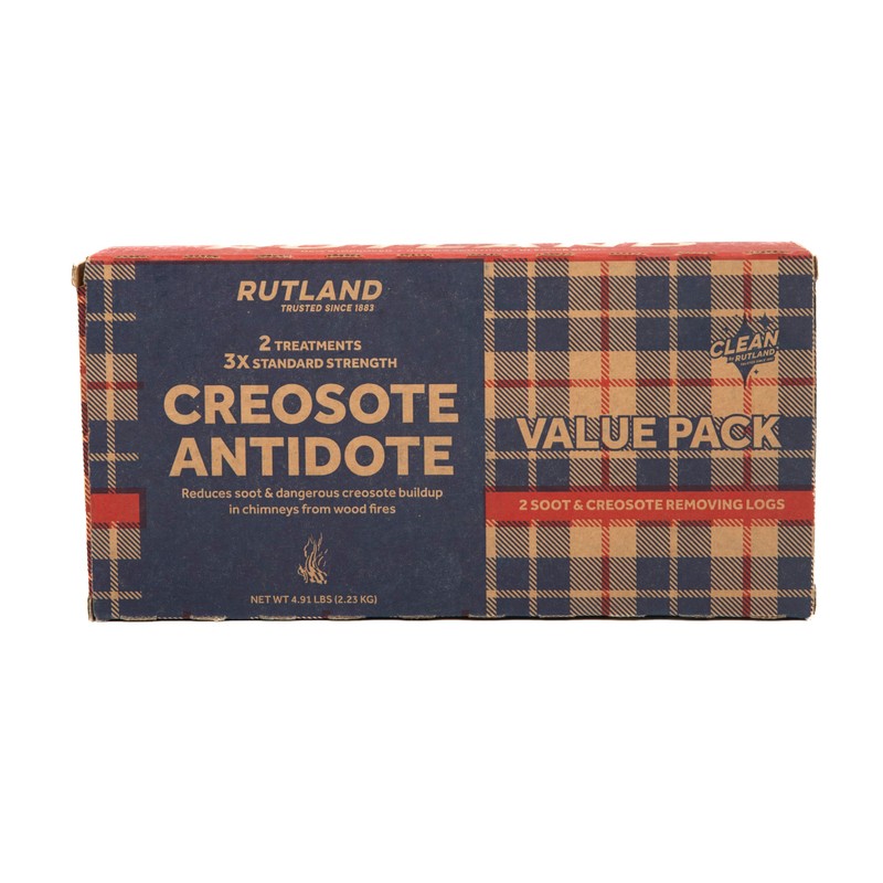 Rutland Creosote Antidote™ - Triple Power Remover Fire Logs -