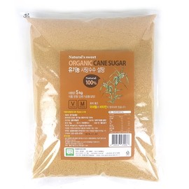 natural beauty Organic Sugar 20kg (5kg x 4 packs) / High-Quality Brown Sugar / 유기농설탕 20kg(5KGX4팩)/고품질 갈색설탕