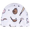 Gerber - Conjunto de gorra y manoplas para niñas, azul,