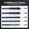 Upgraded SONCHIE Serrated Masonry Drill Bit Set - 1/4 to