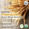 Morelli Organic Red Chili Linguine Pasta - All Natural Durum