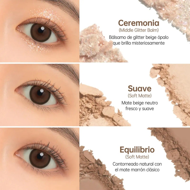 Unleashia Paleta Ojos Iluminada N°2 All Of Brown 9 Tonos