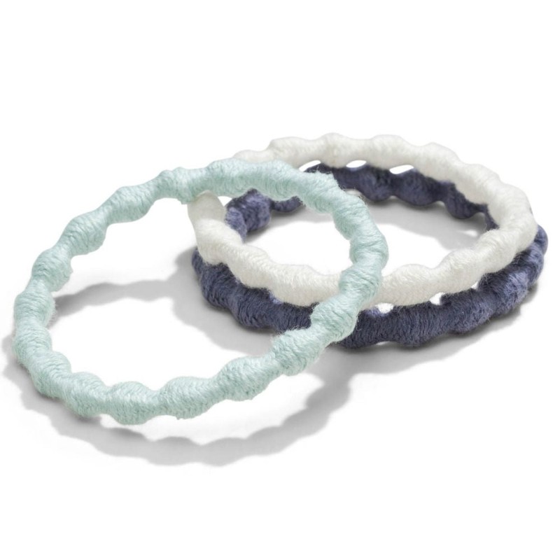 Kooshoo Pearl Hair Ties, Ocean Pearl