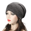 ZLYC Summer Women's Men's Long Slouch Beanie Lightweight Soft Jersey