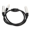 6.35mm Female to 6.35mm Female RCA Cable Gold Plated Sound