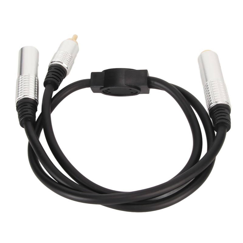 6.35mm Female to 6.35mm Female RCA Cable Gold Plated Sound