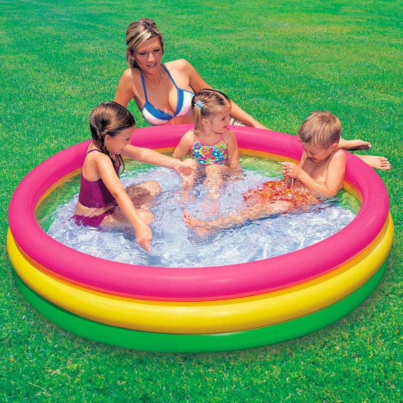 Intex - 45" Sunset Glow Three Ring Pool