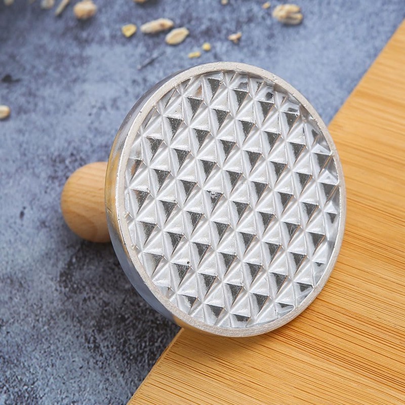 TAMUME Heavy Cast Geometric Cookie Stamp Set of 3