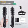 3-in-1 Ionic Ceramic Brush & Volumizer: Straighten, Curl & Style