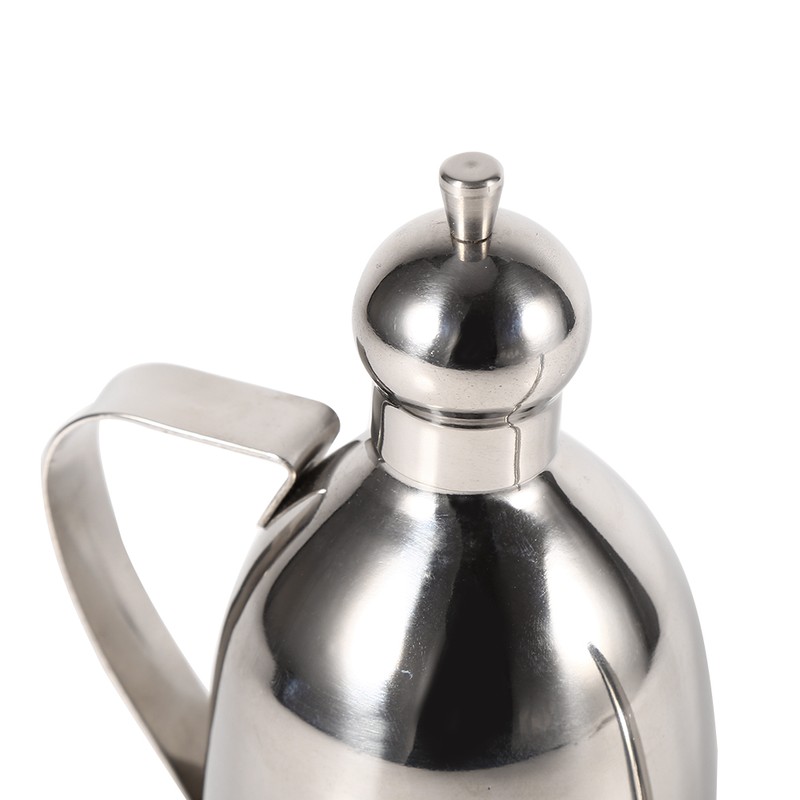 1Pc 0.35L Stainless Steel Olive Oil Dispenser Vinegar Pot Bottle