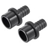 sourcing map PVC Pipe Fitting 20mm Barbed x 32mm OD