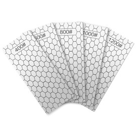 Dovhmoh 5pcs Diamond Grinding Wheel Set, Diamond Wrapping Plate Coarse/Medium/Fine Grit Sharpener, 400/600/800/1000/1200 Grit