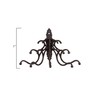Creative Co-op HD5946 Antique Cast Iron Wall Hooks with Rust
